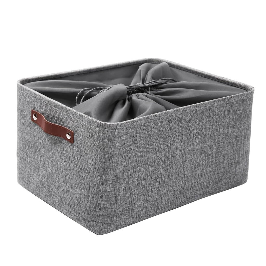 Storage Basket | Eco-Friendly Canvas & EVA | Grey, Multiple Sizes