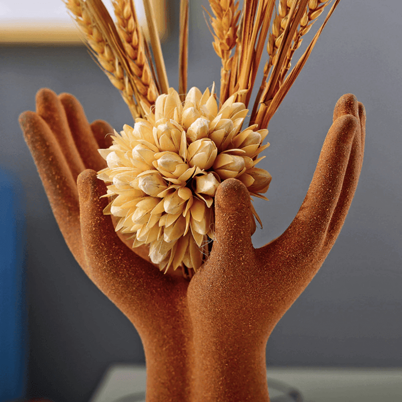 Hand Vase | Ceramic | Decorative