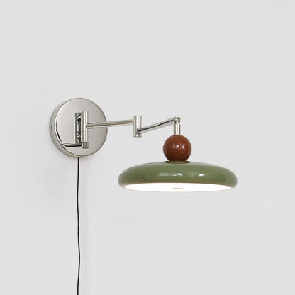 Lola Wall Lamp | Metal & Acrylic | Chrome or Green Finish