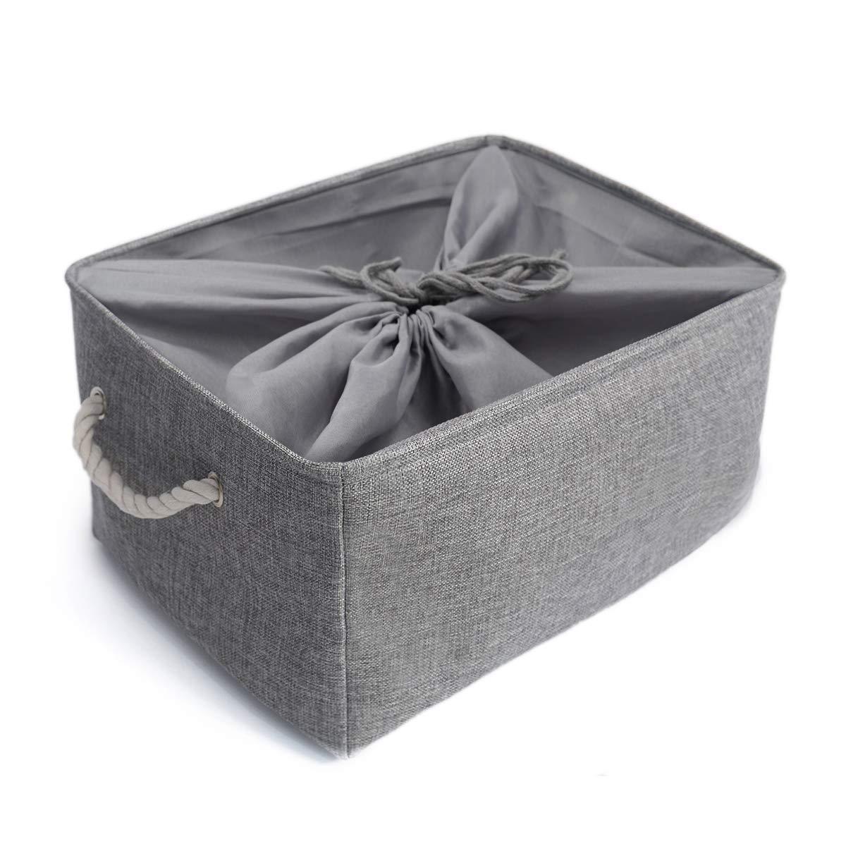 Jumbo Storage Bins | Eco-Friendly Canvas & EVA | Grey | X-Large & 2X-Large