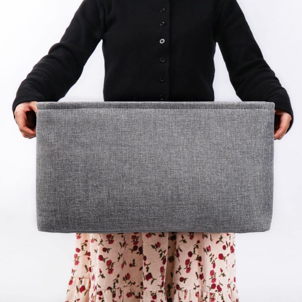 Storage Basket | Eco-Friendly Canvas & EVA | Grey, Multiple Sizes