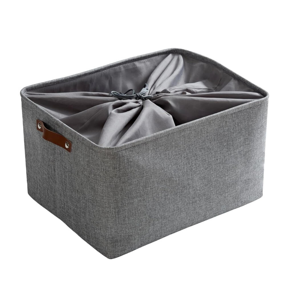 Storage Basket | Eco-Friendly Canvas & EVA | Grey, Multiple Sizes