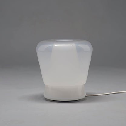 Jumelle Table Lamp | Mouth Blown Glass & Metal | Blue and White