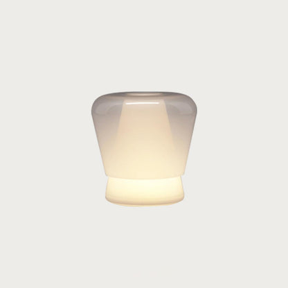 Jumelle Table Lamp | Mouth Blown Glass & Metal | Blue and White