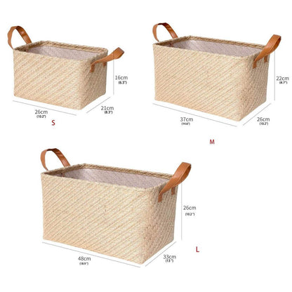 Jute Storage Baskets | Natural Beige | Set of 3
