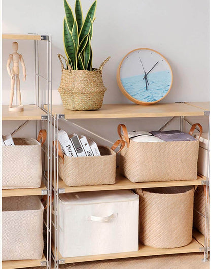Jute Storage Baskets | Natural Beige | Set of 3
