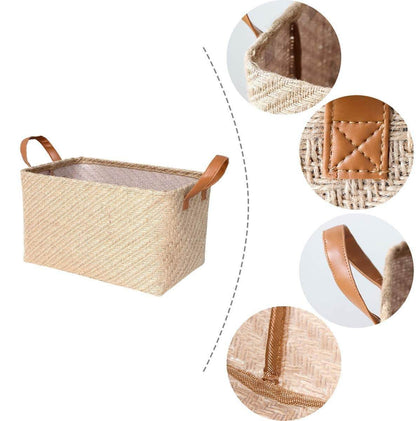 Jute Storage Baskets | Natural Beige | Set of 3