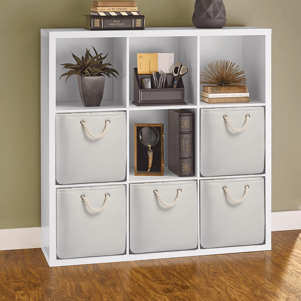 Storage Boxes | Canvas & EVA | Large 41.6L, 13"x15"x13"