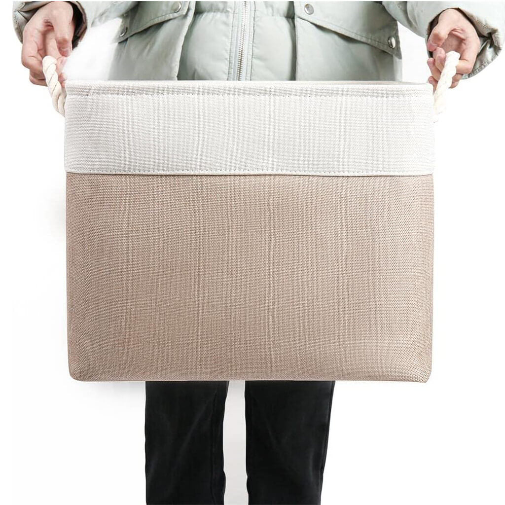 Storage Boxes | Canvas & EVA | Large 41.6L, 13"x15"x13"
