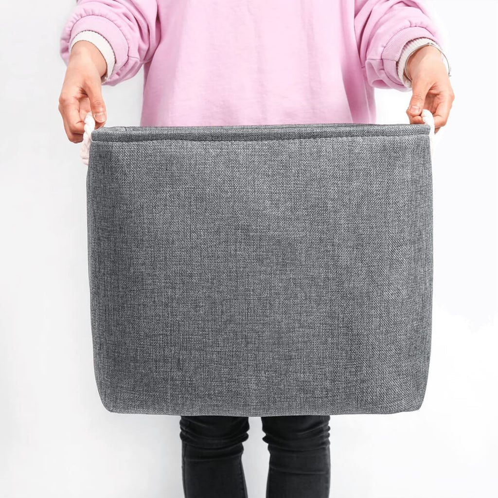 Storage Boxes | Canvas & EVA | Large 41.6L, 13"x15"x13"