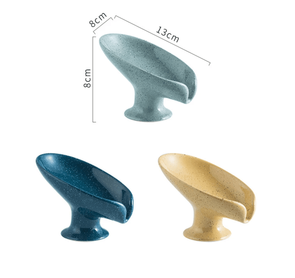 Leaf Soap Dish | Ceramic | Drain Shape