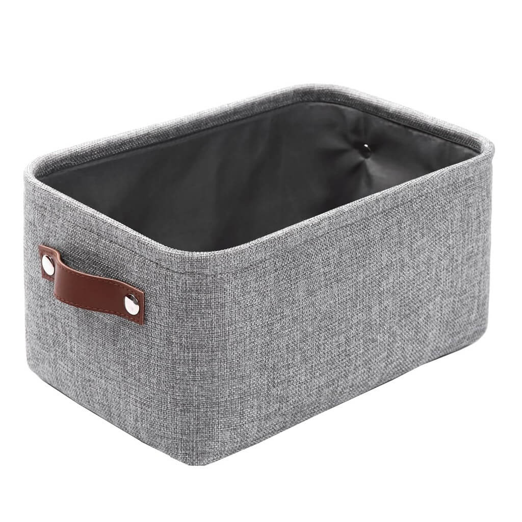Storage Basket | Eco-Friendly Canvas & EVA | Grey, Multiple Sizes
