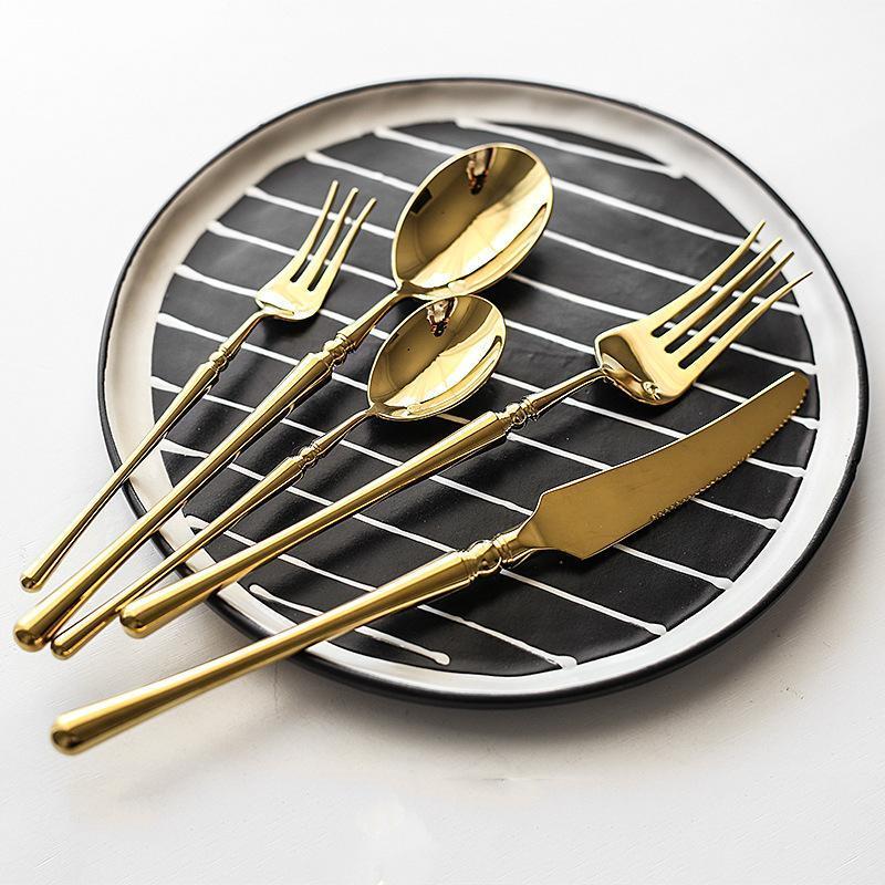 Luxa Royale Gold Cutlery Set | 18/10 Stainless Steel | Various Set Sizes