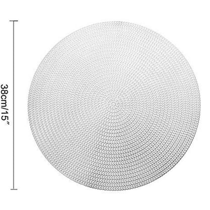 Gold Placemats & Coasters Set | PVC Washable & Stain-Resistant | 2-8 Pieces