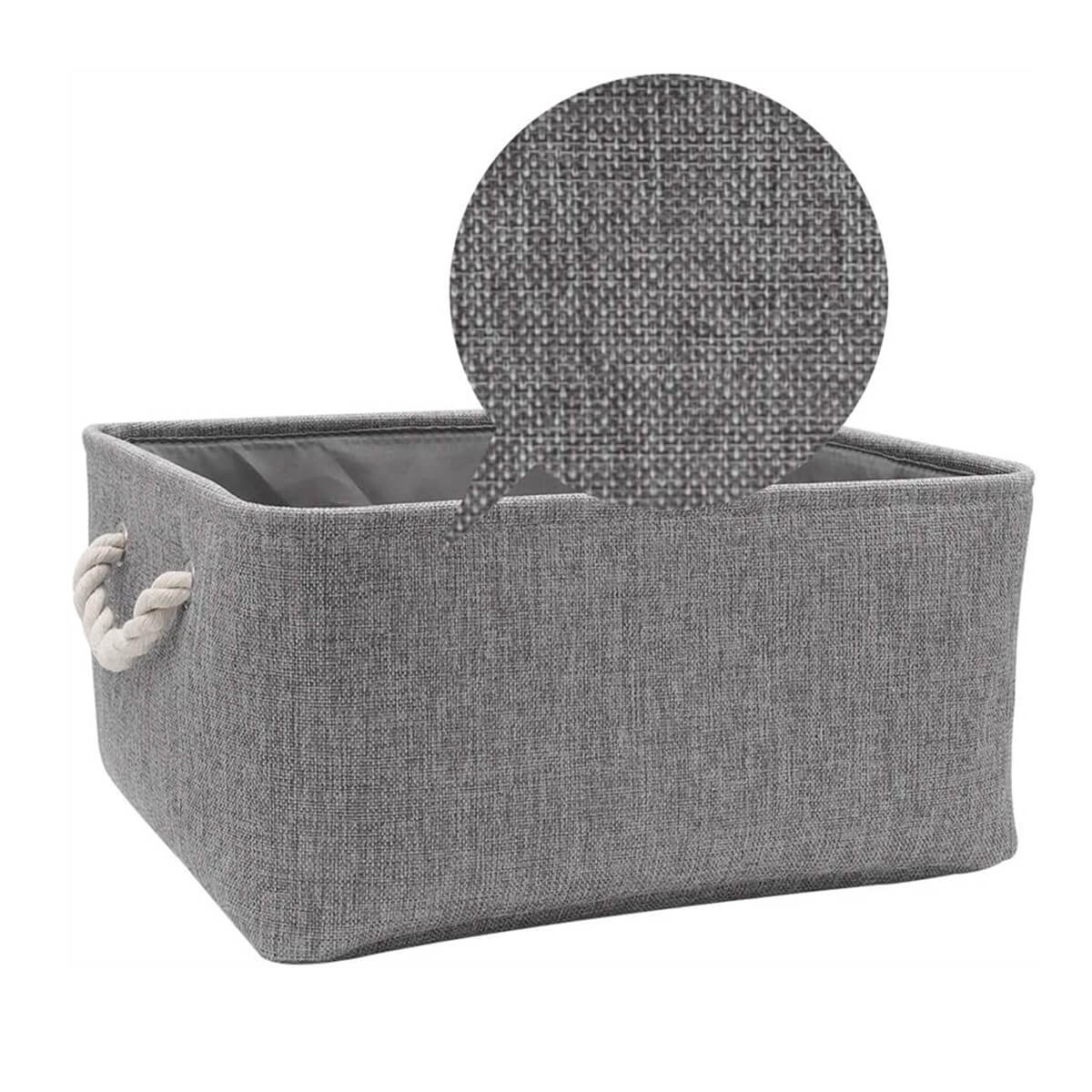 Open Storage Baskets | Premium Three-Layer Material | 3 Pack