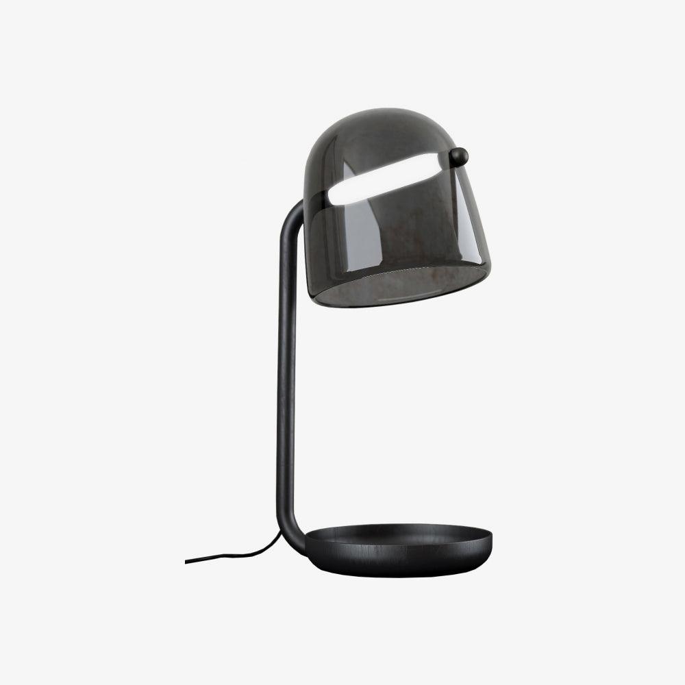 Penumbra Table Light | Handblown Glass & Metal | Black or White
