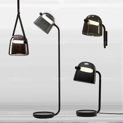 Penumbra Wall Light | Handblown Glass & Metal | Black or White