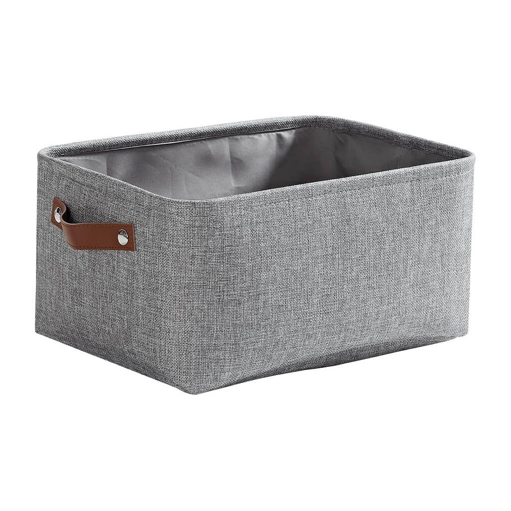 Storage Basket | Eco-Friendly Canvas & EVA | Grey, Multiple Sizes