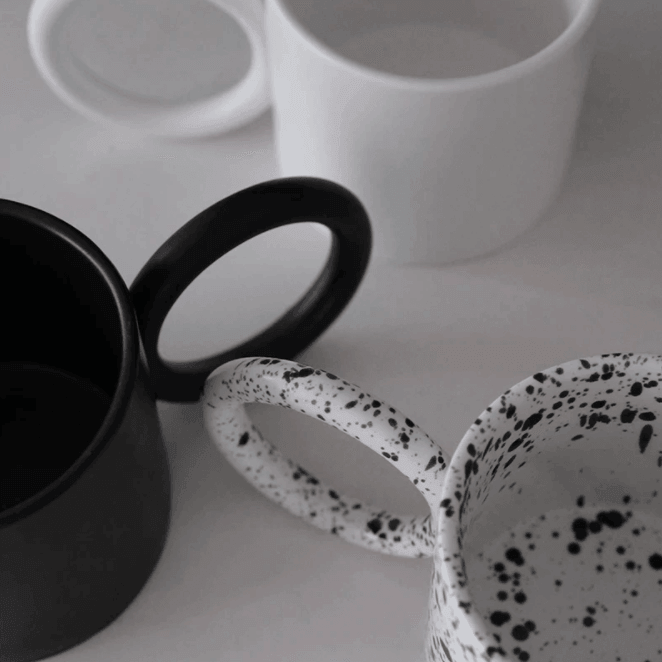 Nordic Mug | Ceramic | Round Handle