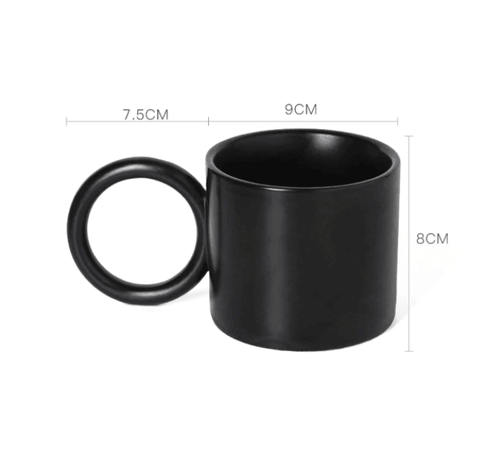 Nordic Mug | Ceramic | Round Handle