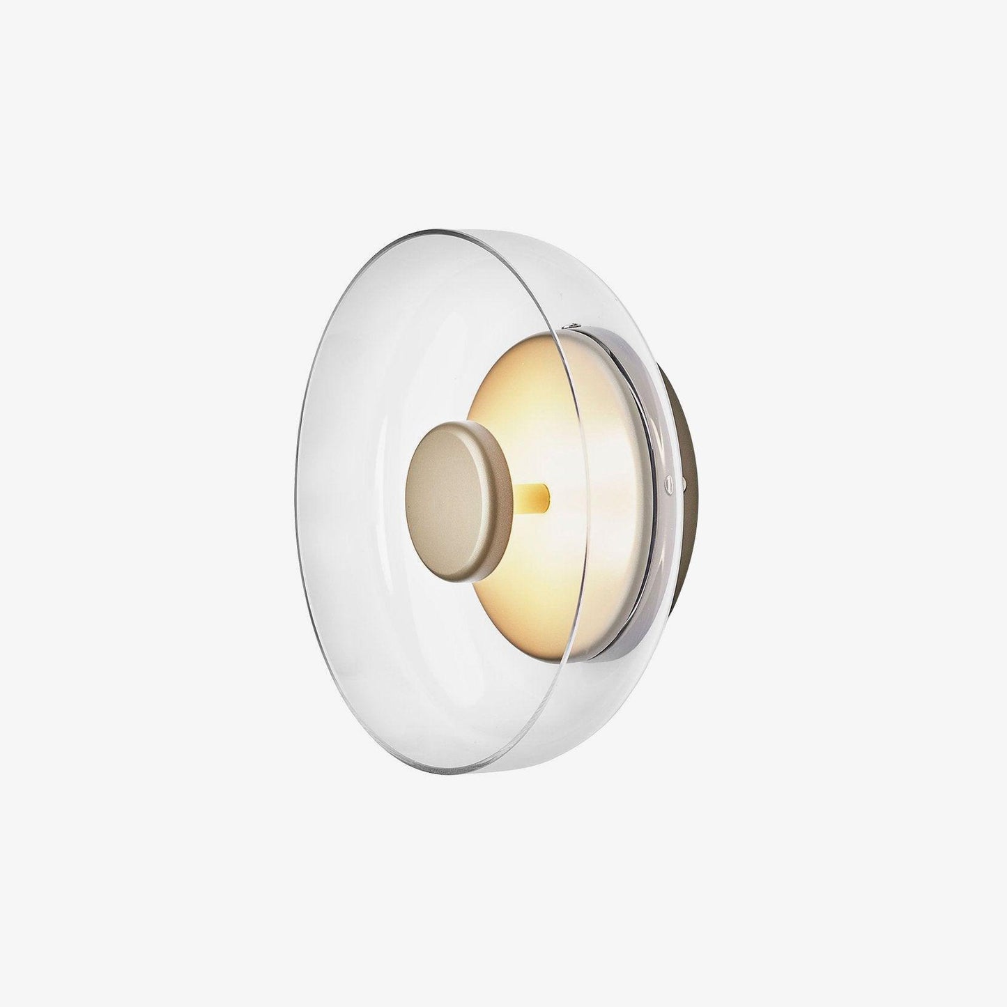Glimmera Wall Light | Brass & Glass | 10cm Diameter