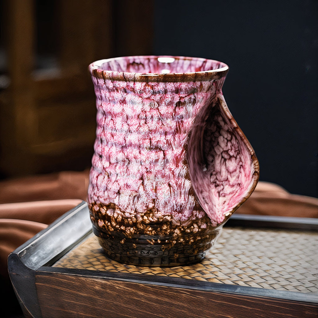Ceramic Coffee Cups | Abstract Design | 6 Colors
