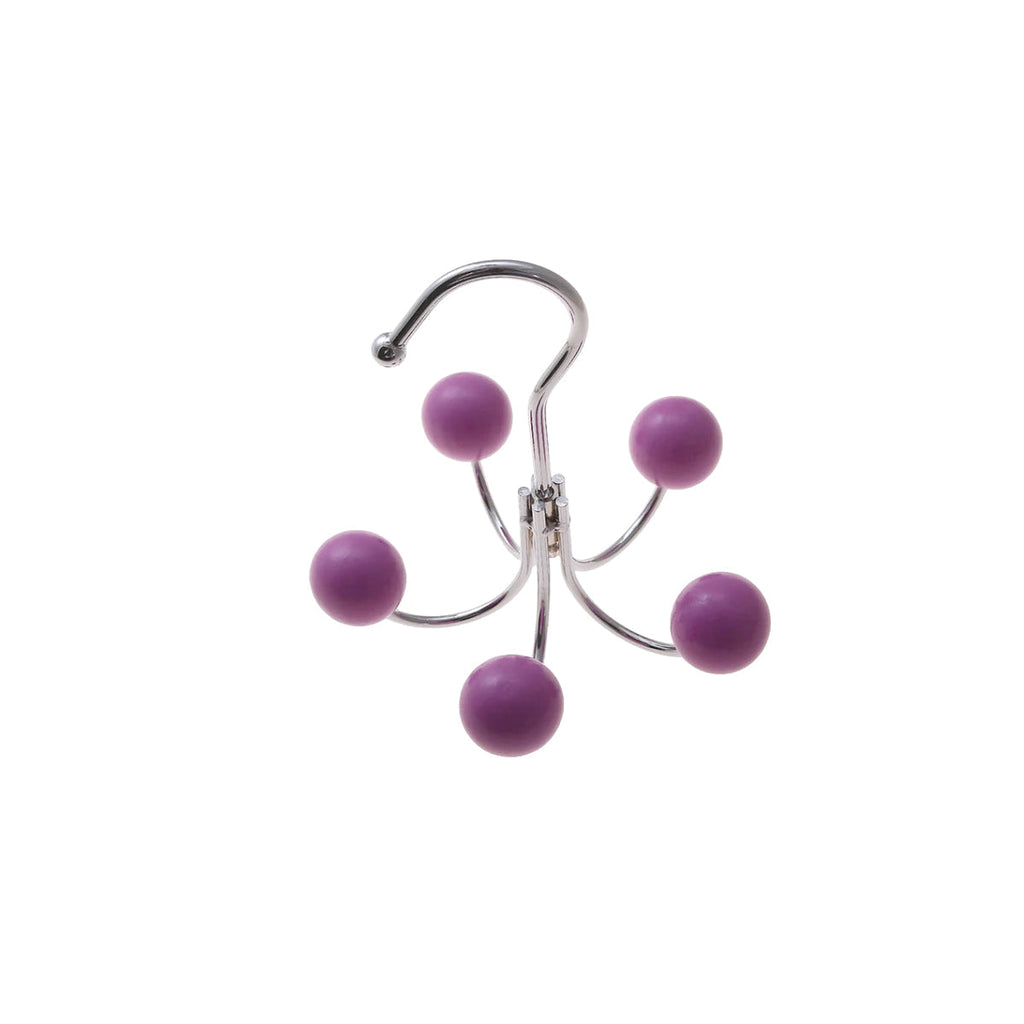 Gancho de Pared con Bola de Madera Giratoria para Decoración Elegante
