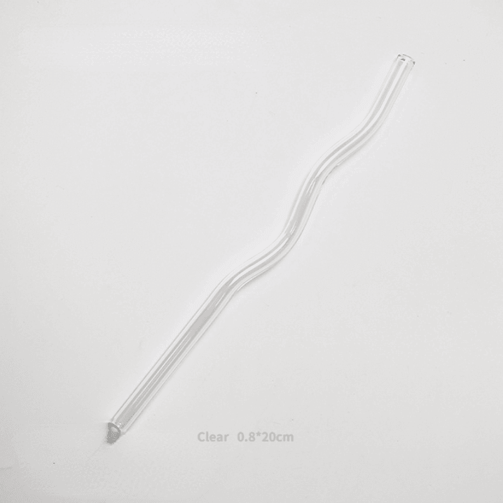 Glass Drinking Straws | Borosilicate Glass | Set of 4