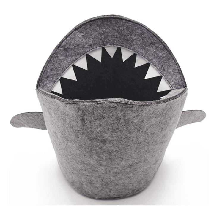 Shark-Shaped Folding Laundry Basket | Eco-Friendly Fabric | Available in Small, Medium, Large