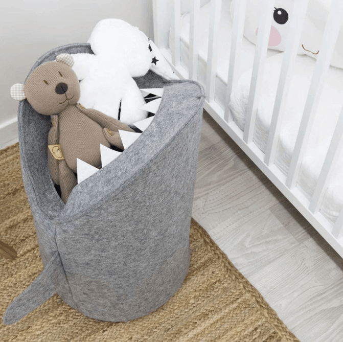 Shark-Shaped Folding Laundry Basket | Eco-Friendly Fabric | Available in Small, Medium, Large