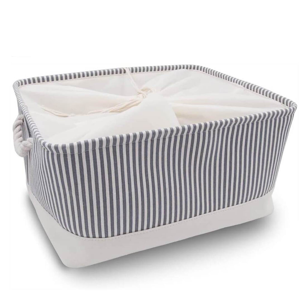 Canvas Storage Box | Lightweight & Durable | Grey, Beige, Blue Options