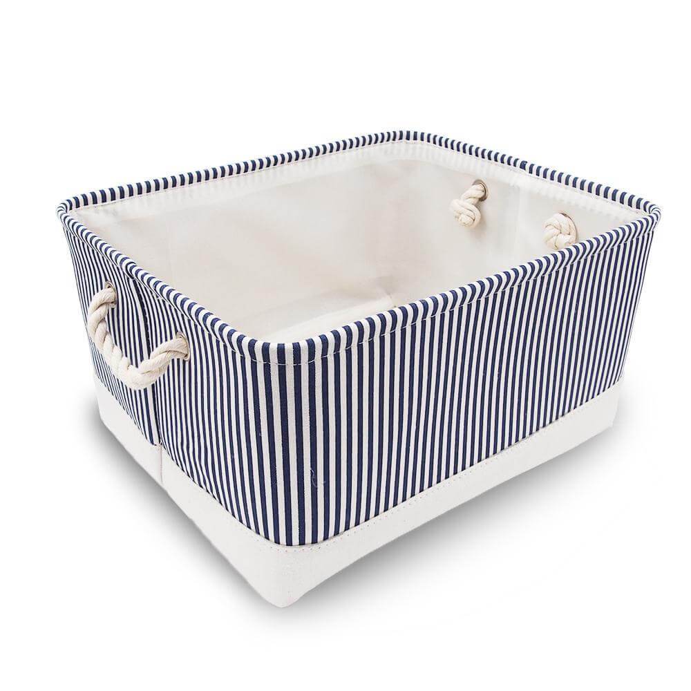 Canvas Storage Box | Lightweight & Durable | Grey, Beige, Blue Options
