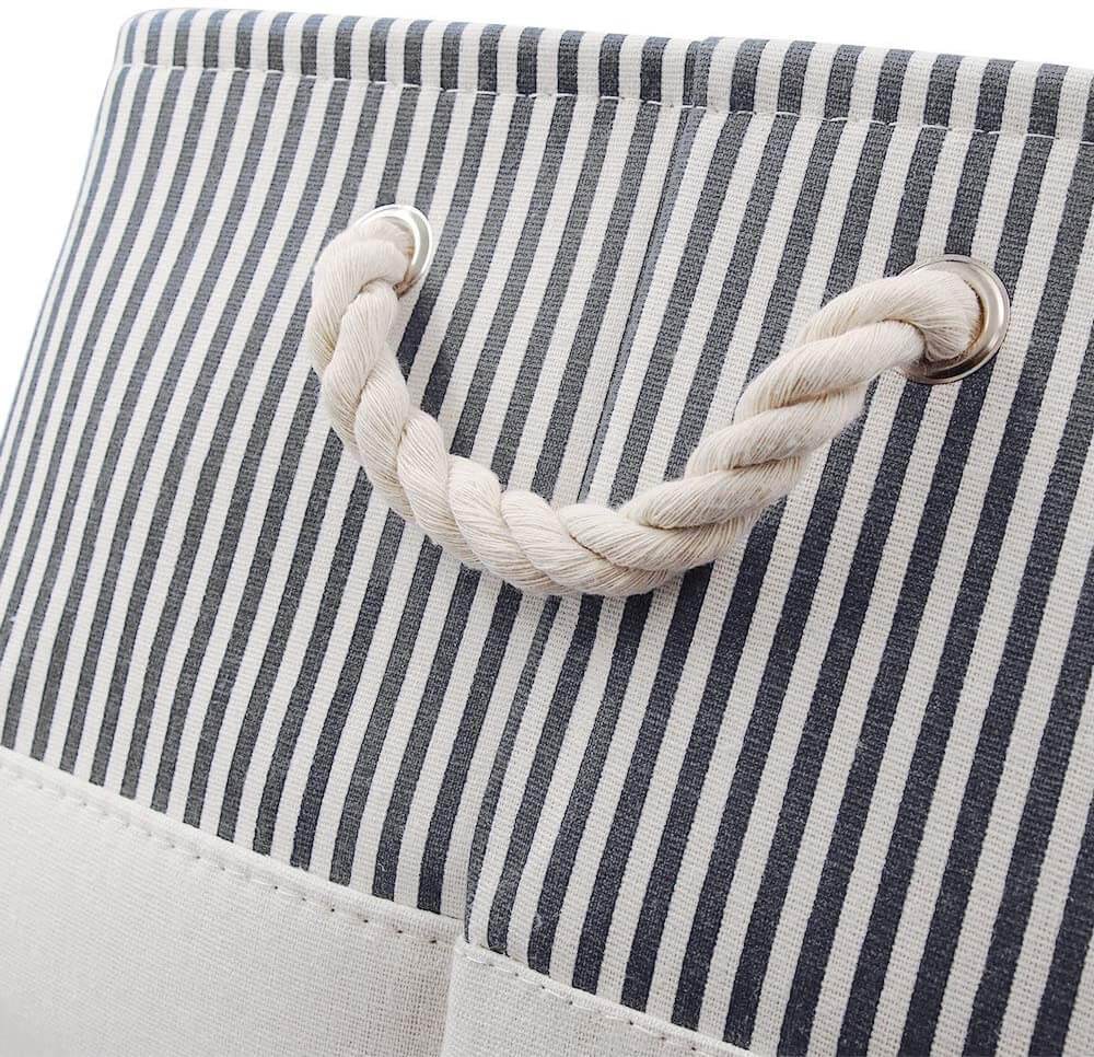 Canvas Storage Box | Lightweight & Durable | Grey, Beige, Blue Options
