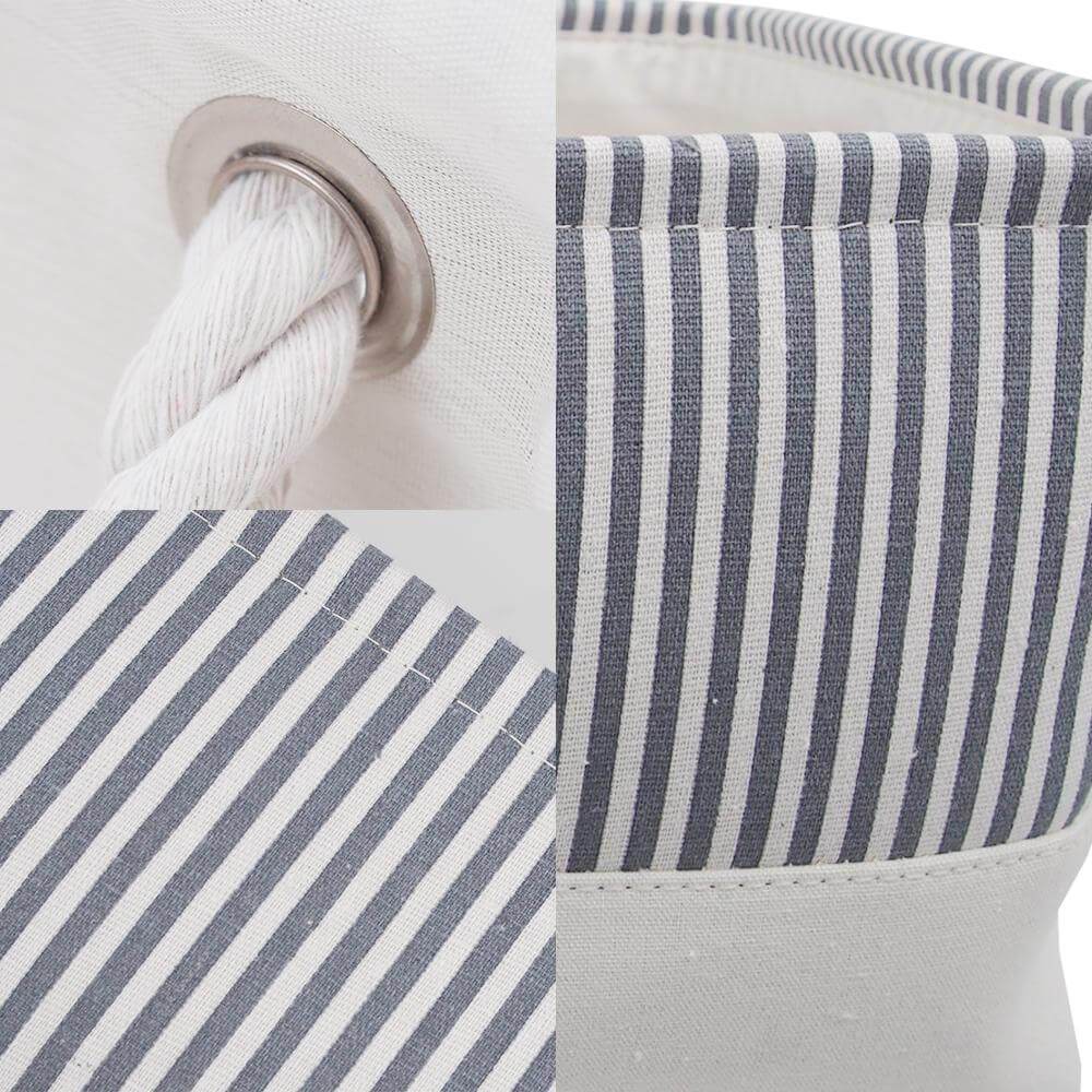 Canvas Storage Box | Lightweight & Durable | Grey, Beige, Blue Options