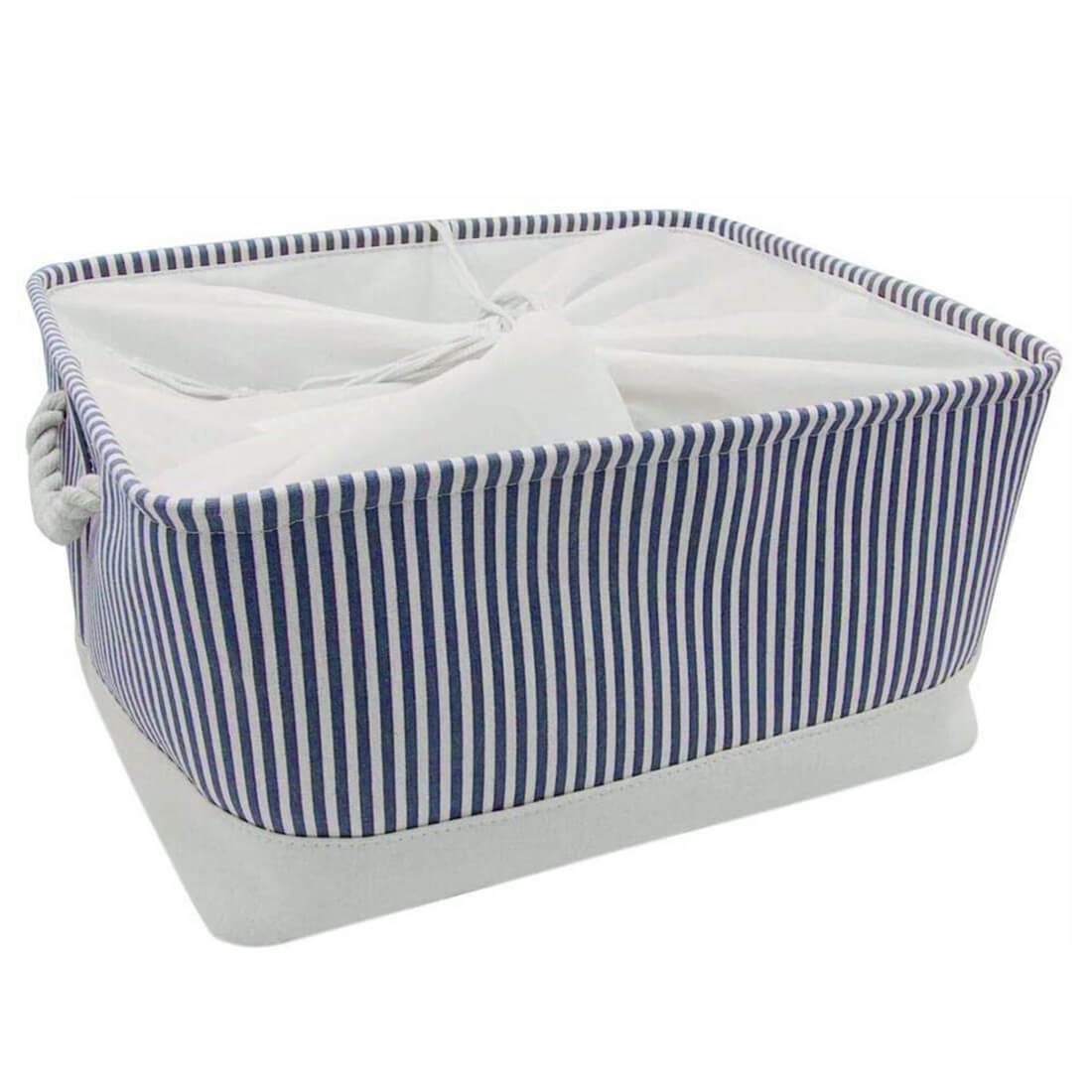 Canvas Storage Box | Lightweight & Durable | Grey, Beige, Blue Options