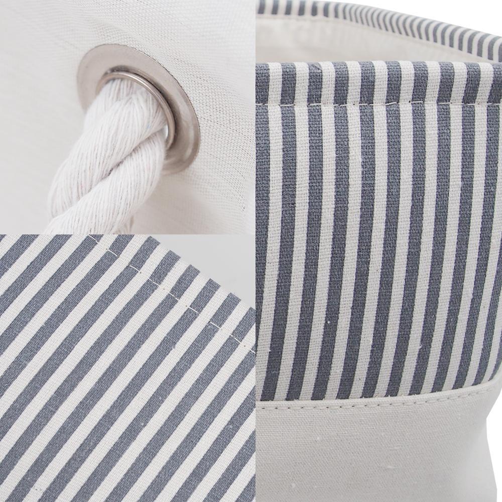 Canvas Storage Box | Lightweight & Durable | Grey, Beige, Blue Options