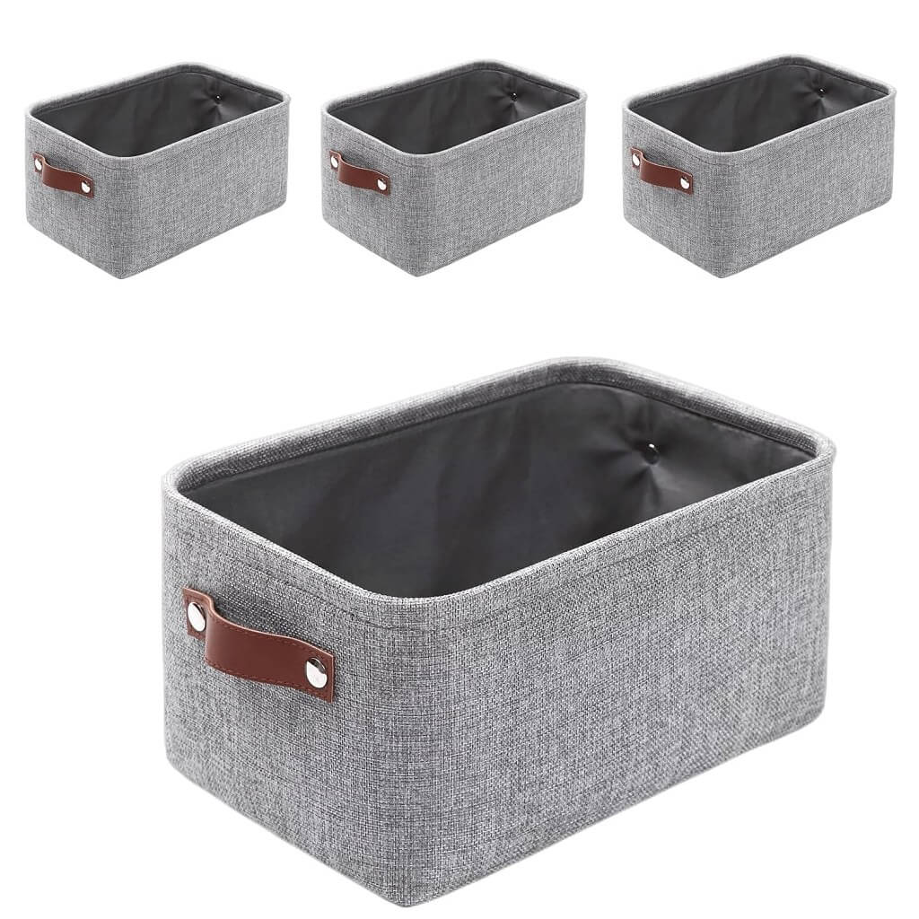 Storage Basket | Eco-Friendly Canvas & EVA | Grey, Multiple Sizes