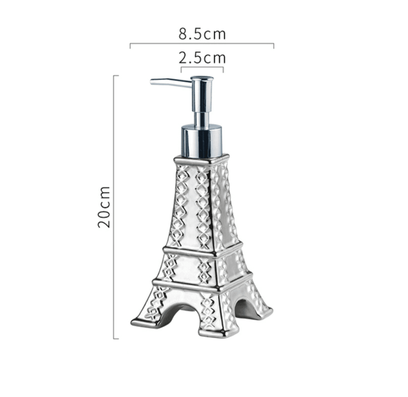 Tower Ceramic Soap Dispenser