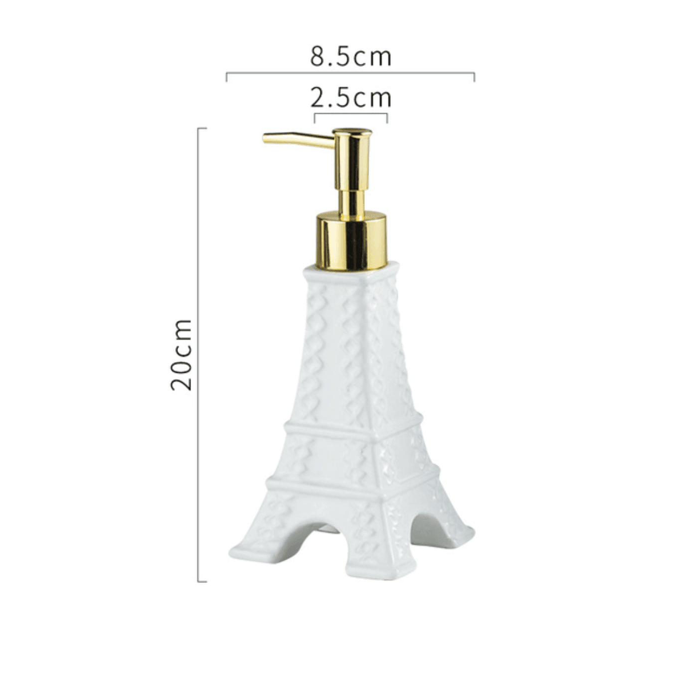 Tower Ceramic Soap Dispenser