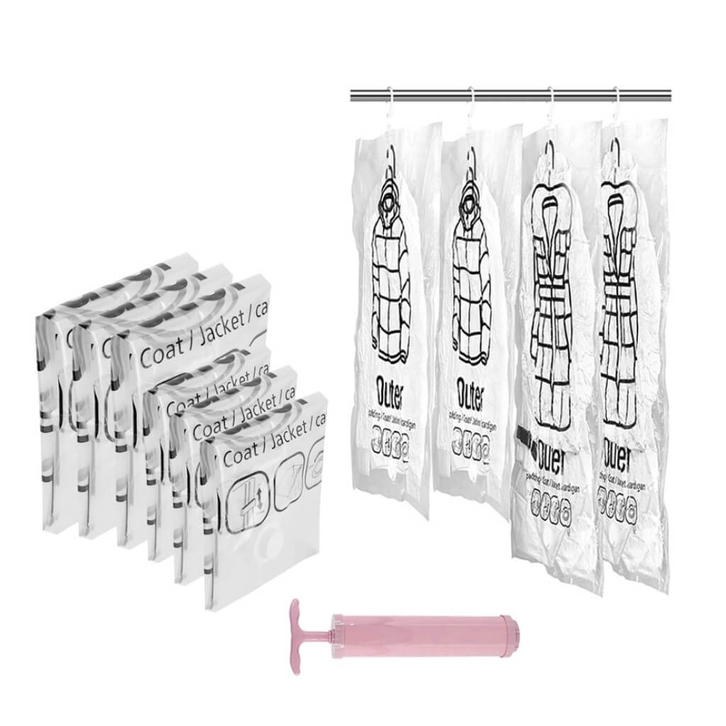 Vacuum Storage Bags for Clothes | Durable & Moisture-Proof | Medium & Large Sizes