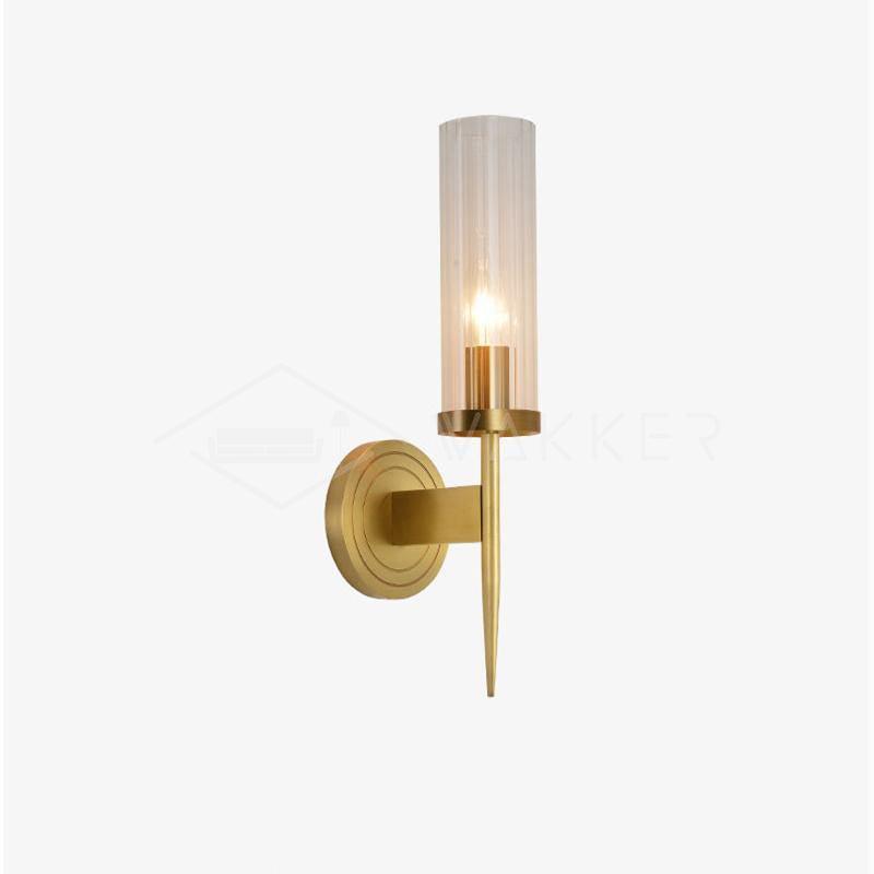 Alouette Wall Light | Copper & Glass | Brass Finish