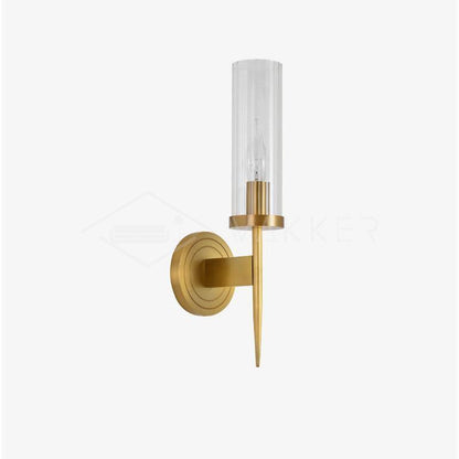 Alouette Wall Light | Copper & Glass | Brass Finish