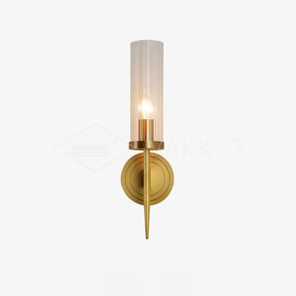 Alouette Wall Light | Copper & Glass | Brass Finish