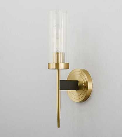 Alouette Wall Light | Copper & Glass | Brass Finish
