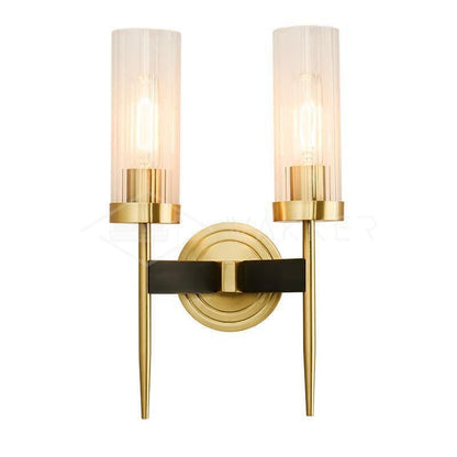 Alouette Wall Light | Copper & Glass | Brass Finish