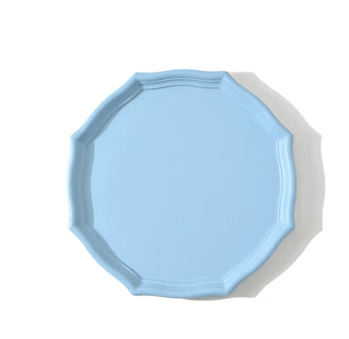 Wood Storage Tray | Ceramic-Like Finish | 31CM Diameter