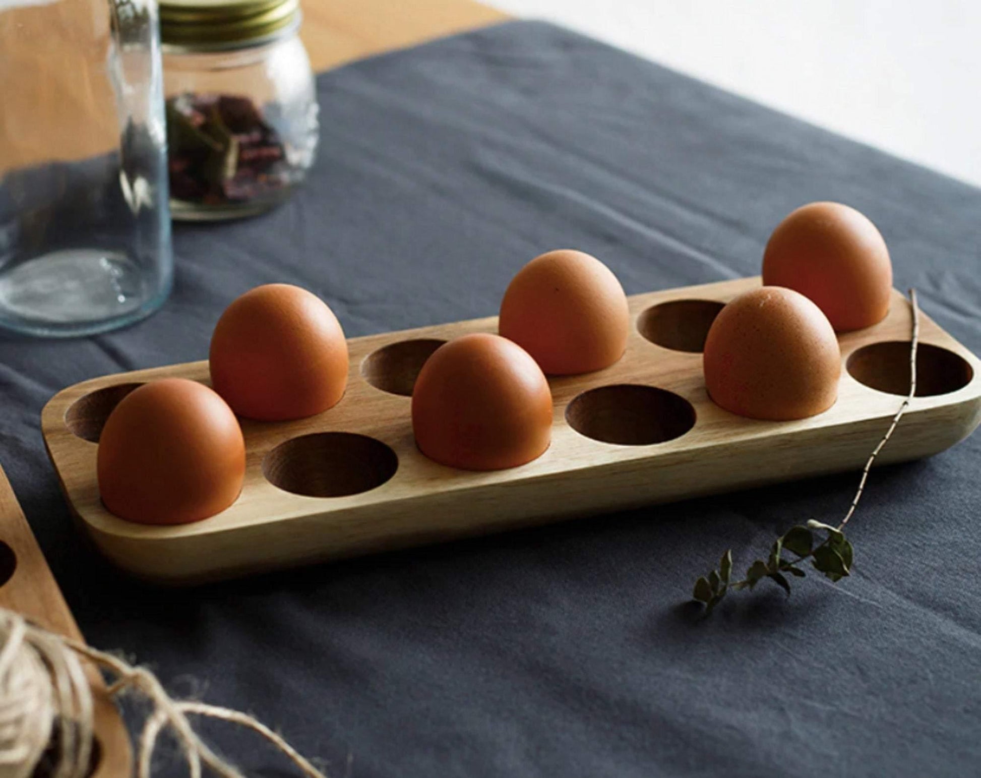 Wooden Egg Storage Tray