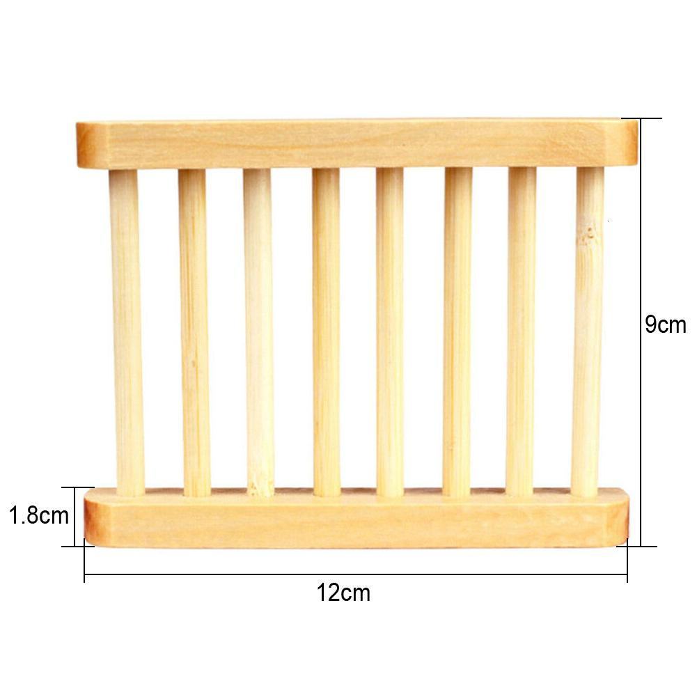 Bamboo Soap Dish Tray | Natural Wood | Ventilated Design
