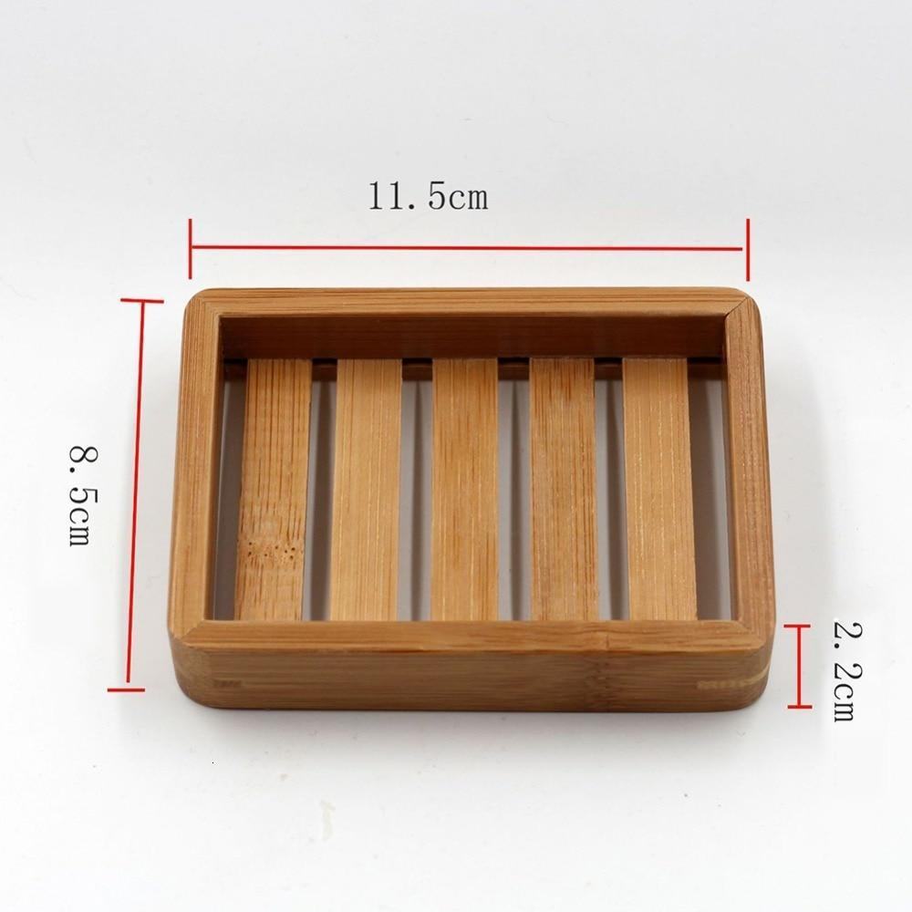Bamboo Soap Dish Tray | Natural Wood | Ventilated Design