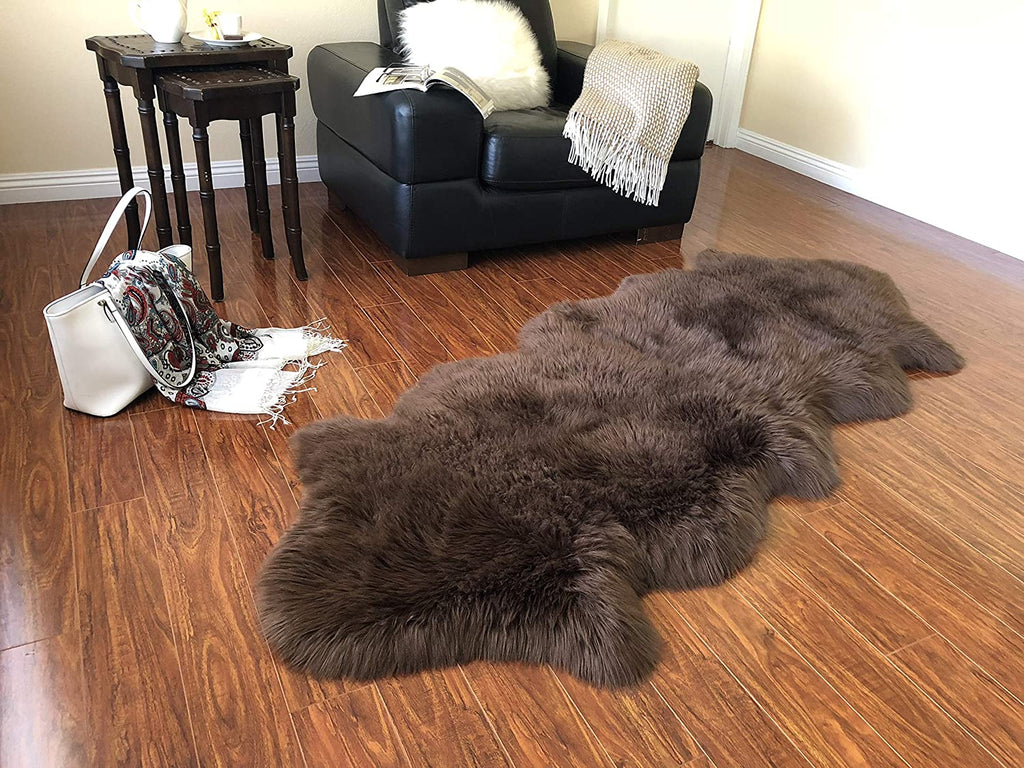 Sheep Fur Area Rug | Extra Fluffy | 65-70 mm Fur Length